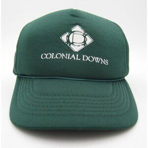 Vintage Youngan Colonial Downs Trucker Mesh Snapback Adjustable Hat (B)